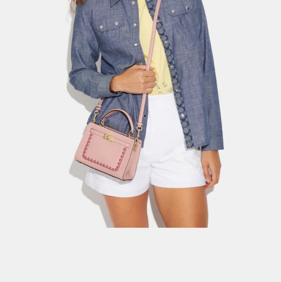 Coach Gold/Pink Multi Mini bag 1 - Picture 4 of 8